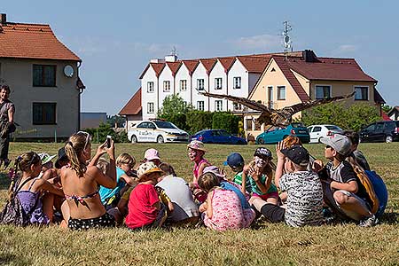 Rozloučení se školou v Dolním Třeboníně, Putování se zvířátky 24.6.2017, foto: Lubor Mrázek