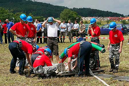 Hasičská soutěž 2009, foto: Václav Krametbauer