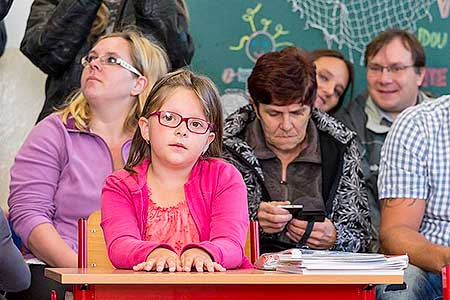 Zahájení školního roku 2017/2018 v ZŠ Dolní Třebonín, 4.9.2017, foto: Lubor Mrázek