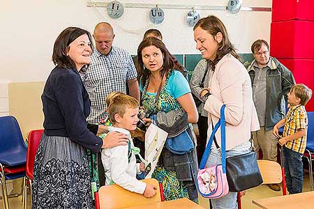 Zahájení školního roku 2017/2018 v ZŠ Dolní Třebonín, 4.9.2017, foto: Lubor Mrázek