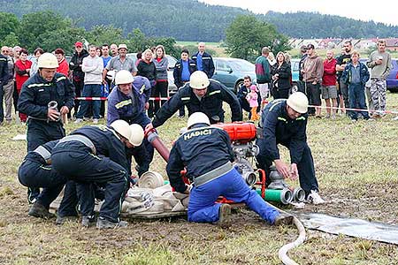 Hasičská soutěž 2009, foto: Václav Krametbauer