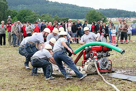 Hasičská soutěž 2009, foto: Václav Krametbauer