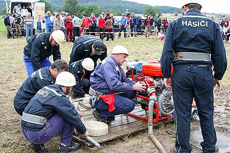 Hasičská soutěž 2009, foto: Václav Krametbauer