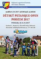 Podzimní Dětský Třebonín Petangue Open 2017
