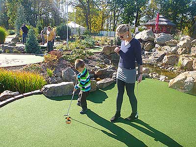 Adventure minigolf II., Hluboká nad Vltavou 14.10.2017