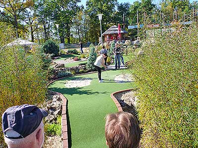 Adventure minigolf II., Hluboká nad Vltavou 14.10.2017