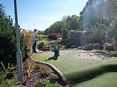 Adventure minigolf II., Hluboká nad Vltavou 14.10.2017