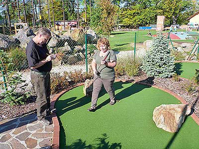 Adventure minigolf II., Hluboká nad Vltavou 14.10.2017