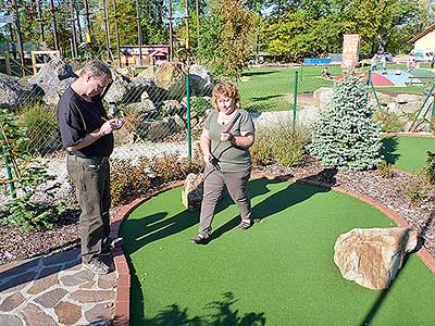 Adventure minigolf II., Hluboká nad Vltavou 14.10.2017