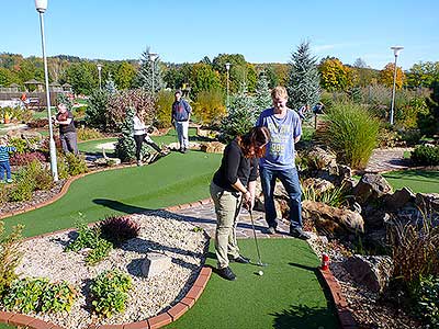 Adventure minigolf II., Hluboká nad Vltavou 14.10.2017