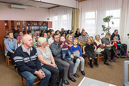 Vítání občánků v obci Dolní Třebonín 25.11.2017, Foto: Lubor Mrázek