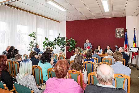 Vítání občánků v obci Dolní Třebonín 25.11.2017, foto: Lubor Mrázek