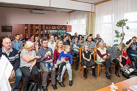 Vítání občánků v obci Dolní Třebonín 25.11.2017, foto: Lubor Mrázek