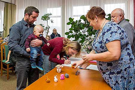 Vítání občánků v obci Dolní Třebonín 25.11.2017, foto: Lubor Mrázek