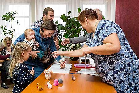 Vítání občánků v obci Dolní Třebonín 25.11.2017, foto: Lubor Mrázek