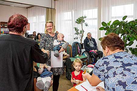 Vítání občánků v obci Dolní Třebonín 25.11.2017, foto: Lubor Mrázek