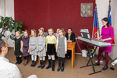 Vítání občánků v obci Dolní Třebonín 25.11.2017, foto: Lubor Mrázek