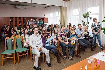 Vítání občánků v obci Dolní Třebonín 25.11.2017, foto: Lubor Mrázek