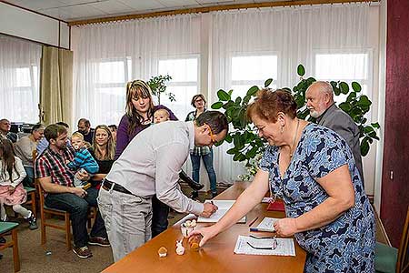 Vítání občánků v obci Dolní Třebonín 25.11.2017, foto: Lubor Mrázek