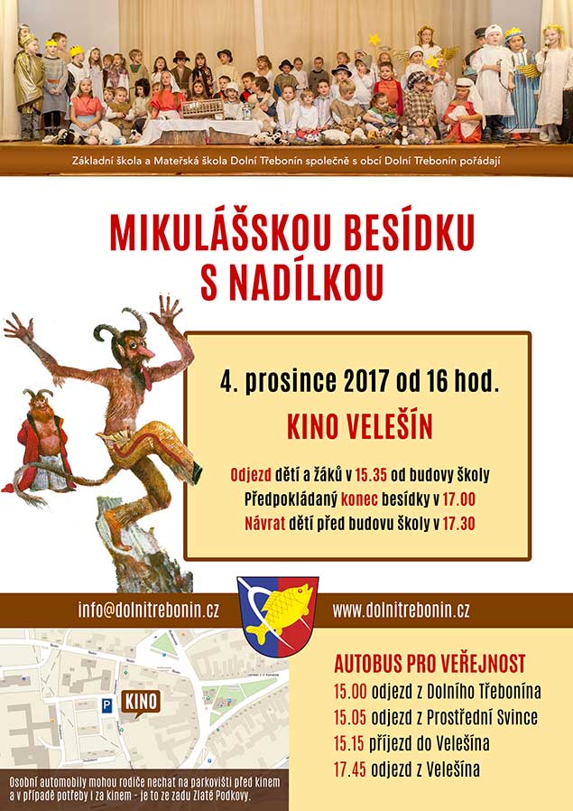 Mikulášská besídka s nadílkou 4.12.2017