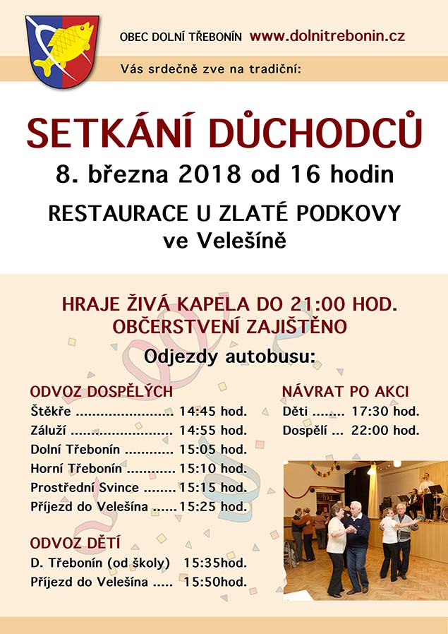 Setkání důchodců 8.3.2018