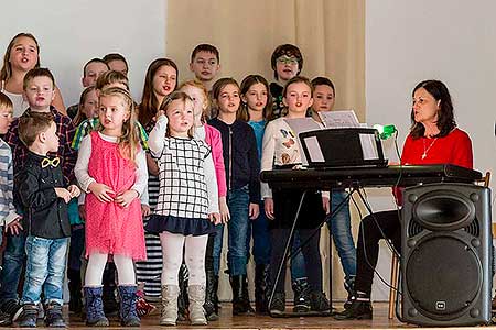 Setkání důchodců obce Dolní Třebonín 8.3.2018, foto: Lubor Mrázek