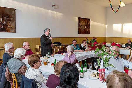 Setkání důchodců obce Dolní Třebonín 8.3.2018, foto: Lubor Mrázek