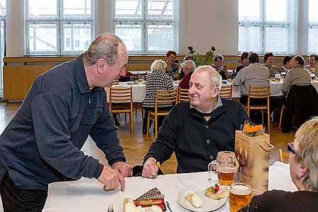 Setkání důchodců obce Dolní Třebonín 8.3.2018, foto: Lubor Mrázek