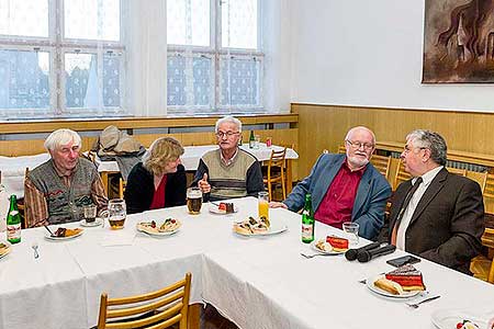 Setkání důchodců obce Dolní Třebonín 8.3.2018, foto: Lubor Mrázek