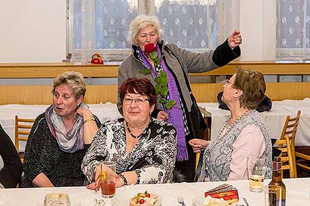 Setkání důchodců obce Dolní Třebonín 8.3.2018, foto: Lubor Mrázek