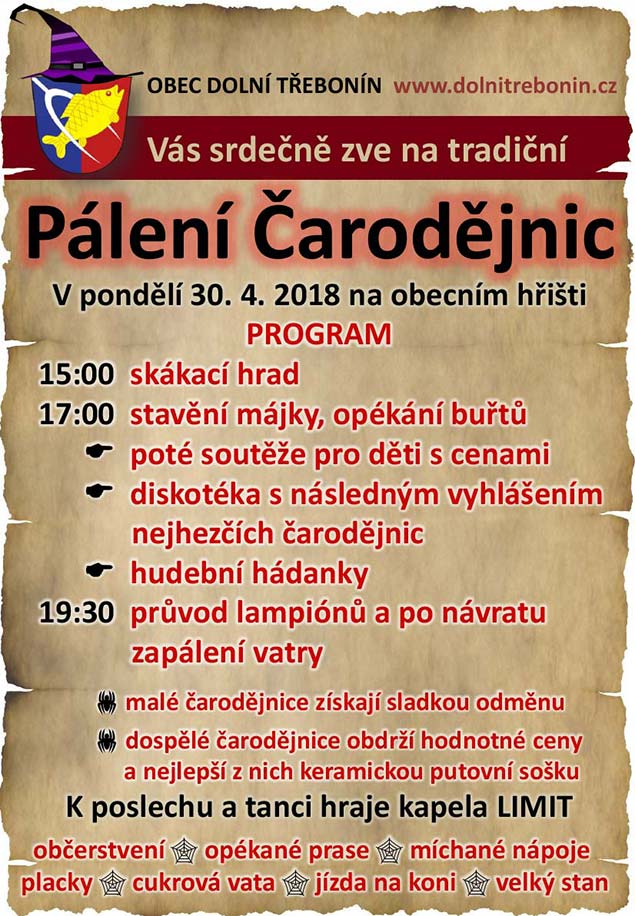 Pálení čarodějnic 30.4.2018