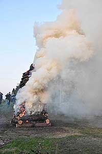 Pálení čarodějnic, Dolní Třebonín 30.4.2018