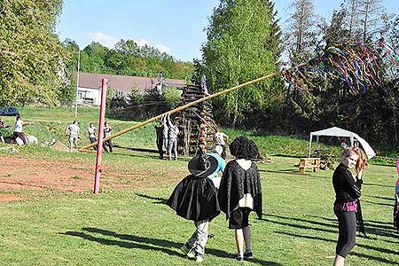 Pálení čarodějnic, Dolní Třebonín 30.4.2018