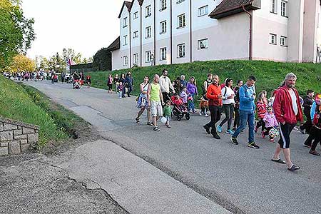 Pálení čarodějnic, Dolní Třebonín 30.4.2018