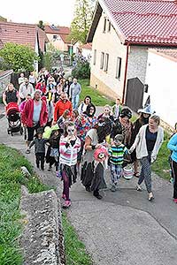 Pálení čarodějnic, Dolní Třebonín 30.4.2018