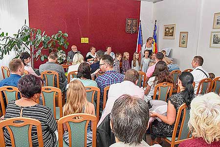 Vítání občánků v obci Dolní Třebonín 23.6.2018, foto: Jan Švec