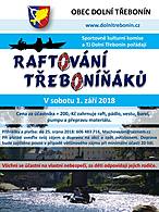 Raftování Třeboníňáků 2018