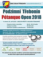 Podzimní Třebonín Petangue Open 2018