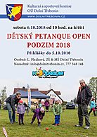 Dětský Třebonín Petangue Open 2018