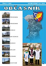 Třebonínský občasník 1/2018 ze dne 10.3.2018 Třebonínský občasník 1/2018 ze dne 10.3.2018