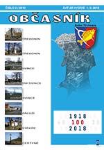 Třebonínský občasník 2/2018 ze dne 1.9.2018 Třebonínský občasník 2/2018 ze dne 1.9.2018