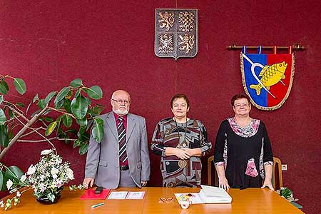 Vítání občánků v obci Dolní Třebonín 10.11.2018, foto: Lubor Mrázek