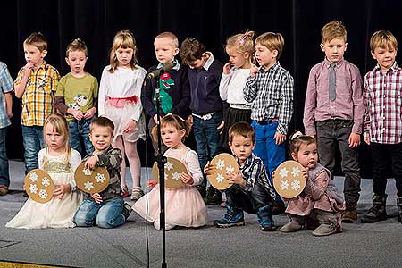 Mikulášská besídka ZŠ a MŠ Dolní Třebonín s nadílkou 4.12.2018, foto: Lubor Mrázek