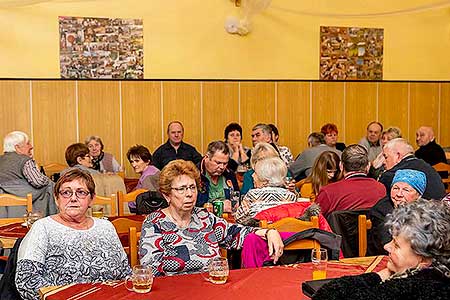 Setkání důchodců obce Dolní Třebonín 14.3.2019, foto: Lubor Mrázek