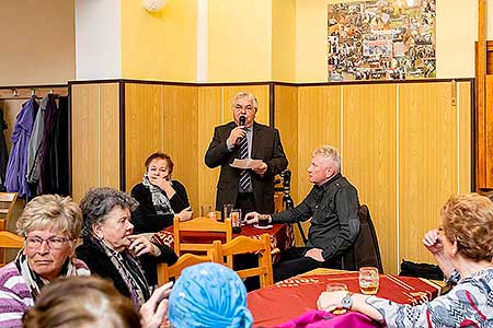 Setkání důchodců obce Dolní Třebonín 14.3.2019, foto: Lubor Mrázek