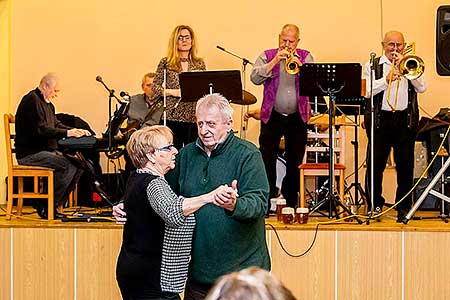 Setkání důchodců obce Dolní Třebonín 14.3.2019, foto: Lubor Mrázek