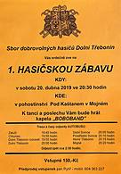 1. hasičská zábava SDH Dolní Třebonín 2019