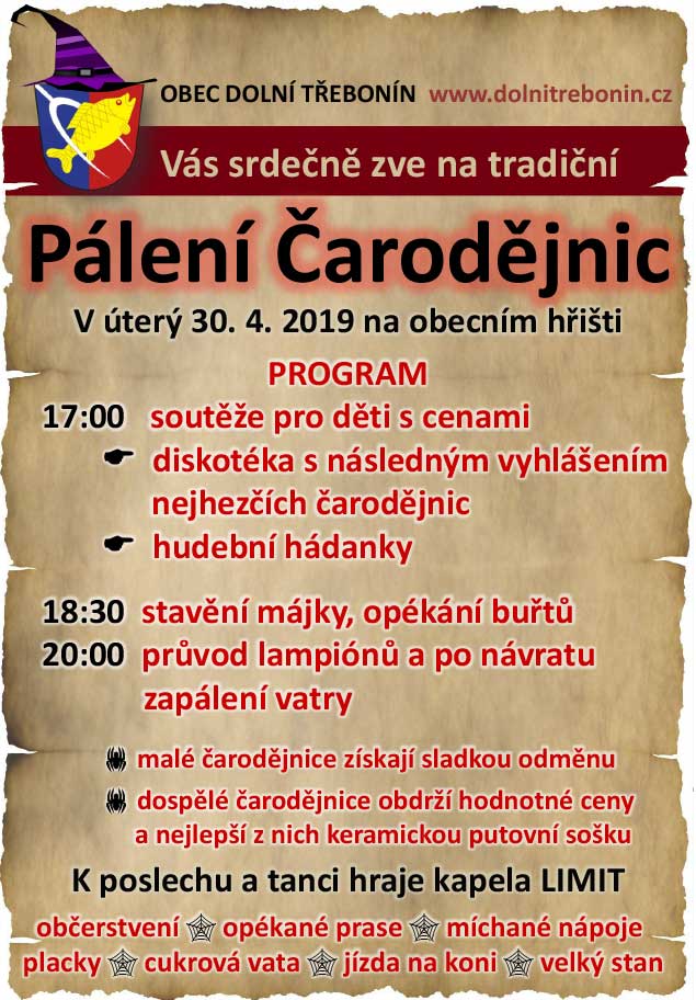 Pálení čarodějnic 30.4.2019