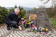 Pietní akt na počest spojeneckého pilota poručíka Billa Preddyho, Záluží 13.4.2019