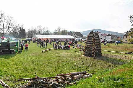 Pálení čarodějnic, Dolní Třebonín 30.4.2019